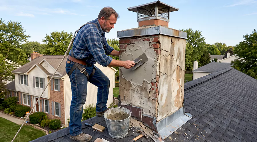 How to Repair a Damaged Chimney Chase