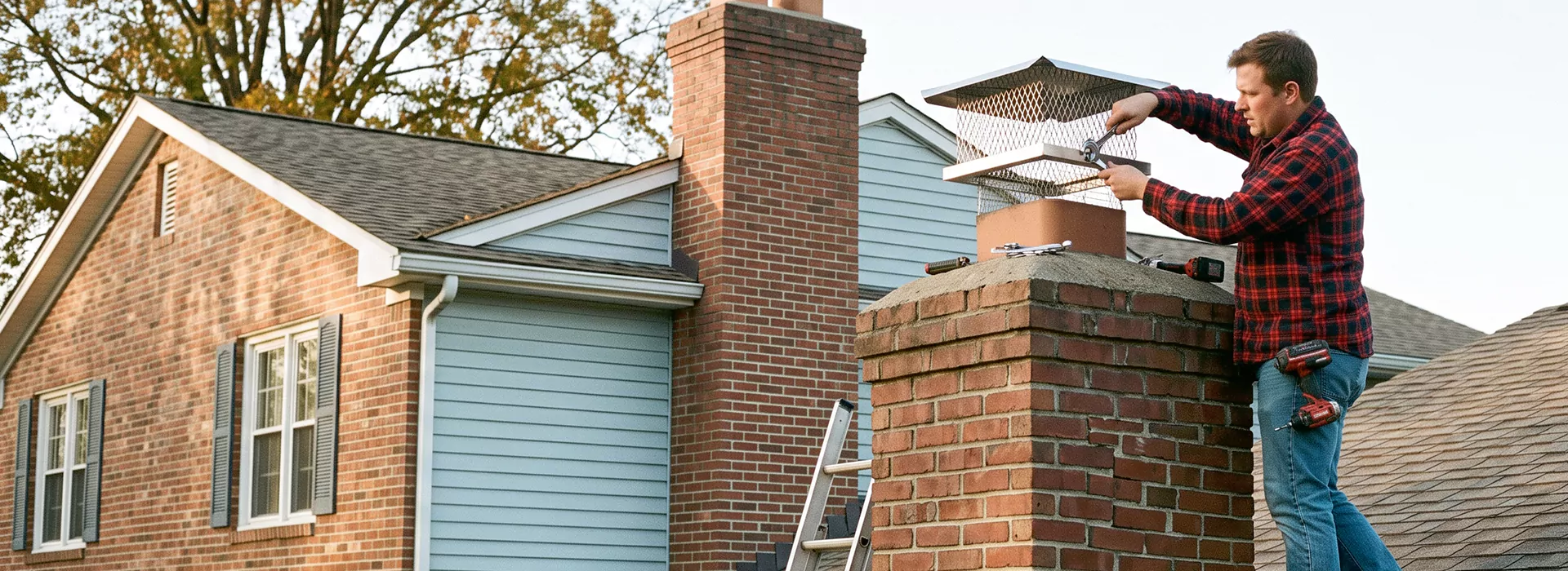 Chimney Spark Arrestor Installation in Whittier