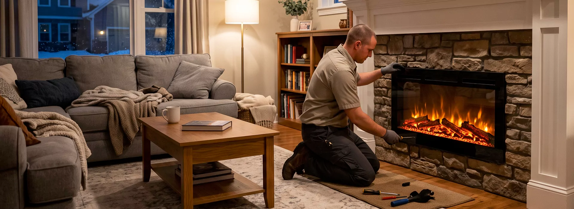 Electric Fireplace Installation Whittier in Whittier