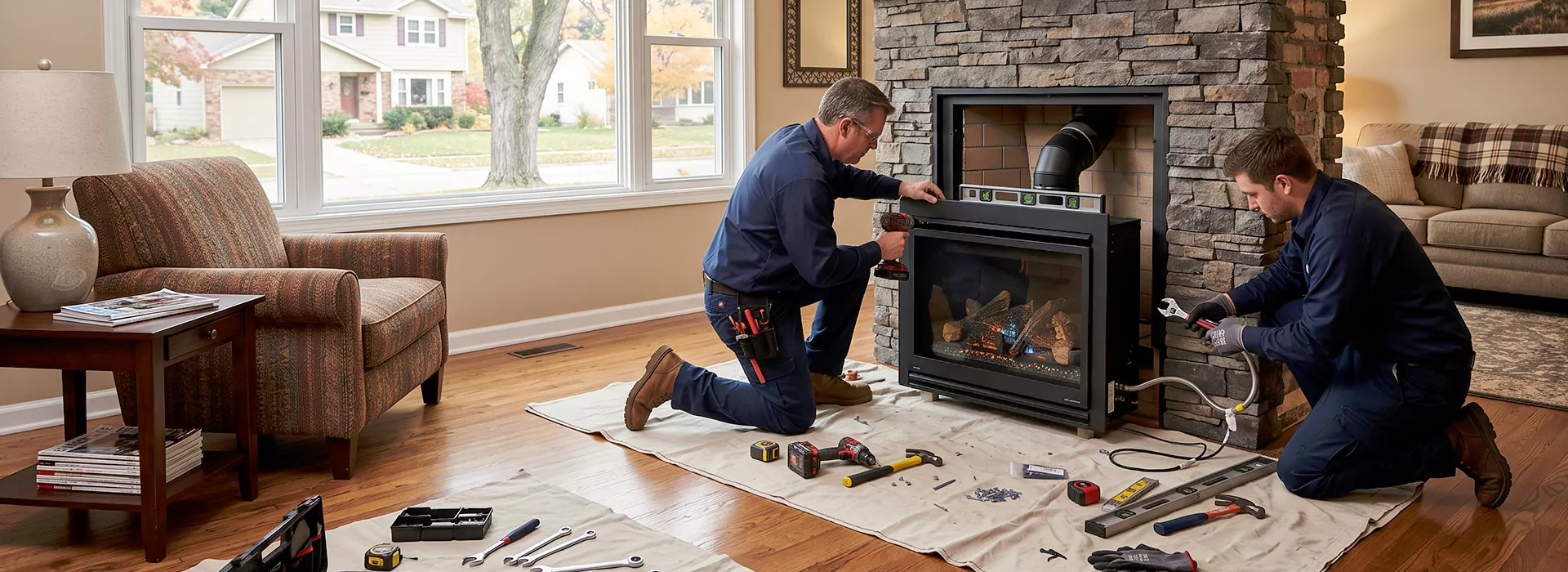 New Fireplace Installation in Whittier