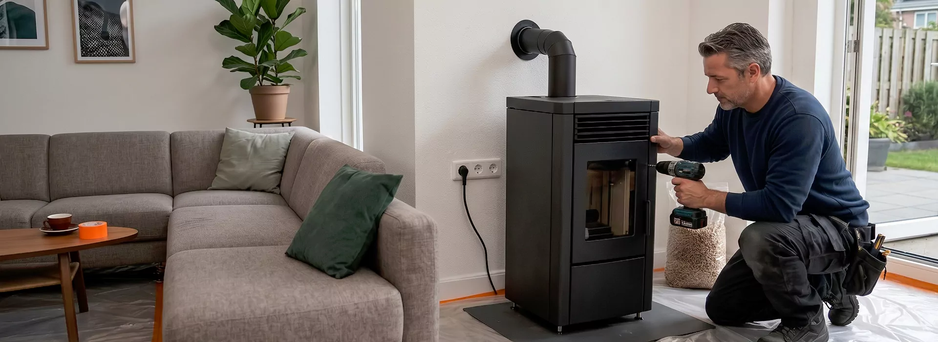 Pellet Stove Chimney Installation in Whittier, CA