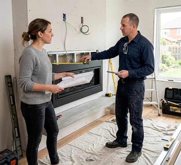 Why Whittier Homeowners Choose Our Floating Fireplace Installation Team?