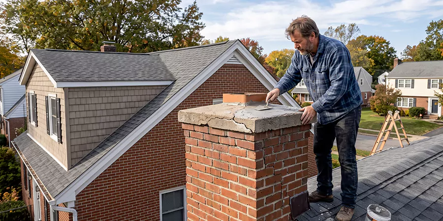 Brick Chimney Crown Repair Whittier