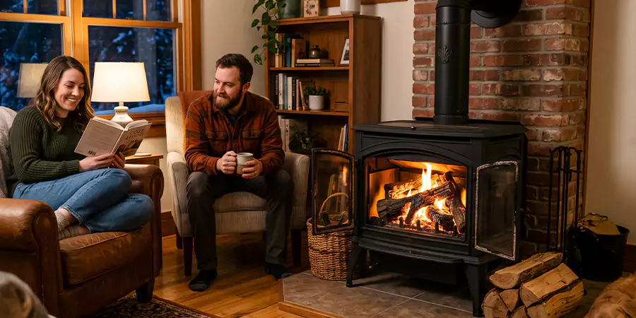 Faux and Fake Wood Burning Stove Logs Whittier