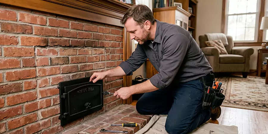 Fireplace Ash Dump Door Installation Whittier