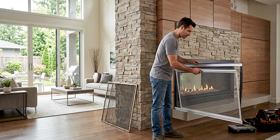 Fireplace Insert Screen Replacement Whittier