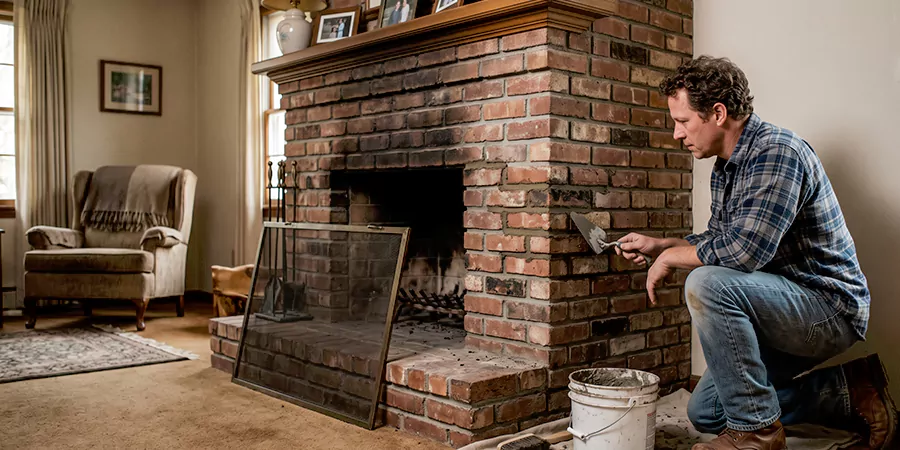Old Fireplace Safety Repair Whittier