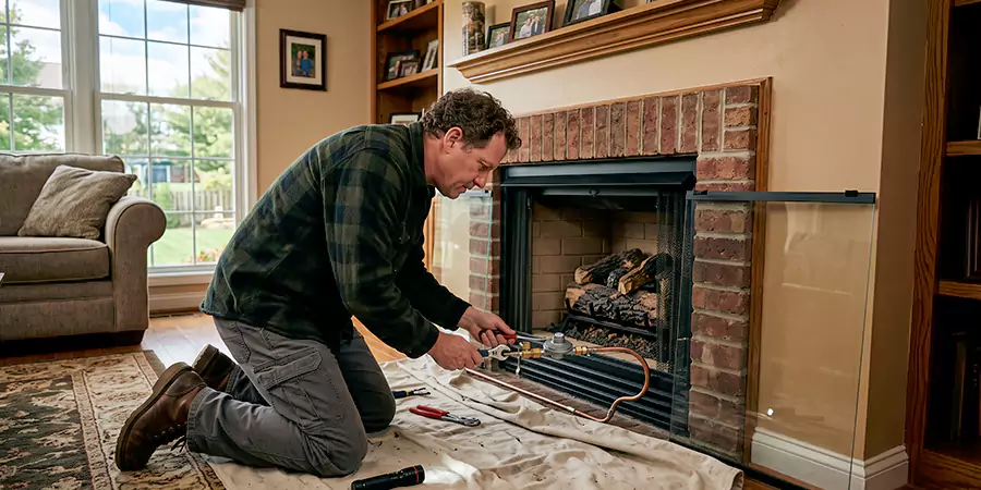 Propane Fireplace Regulator and Gas Line Repair Whittier
