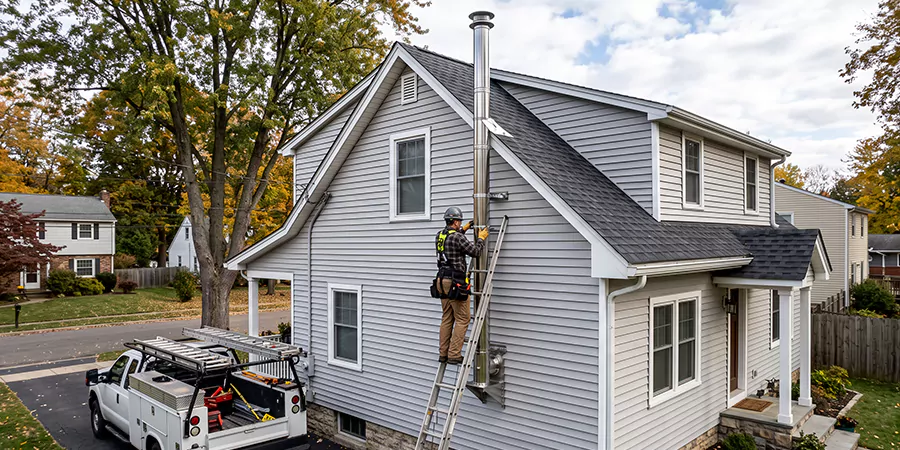 Wood Fireplace Chimney Liner Installation Whittier